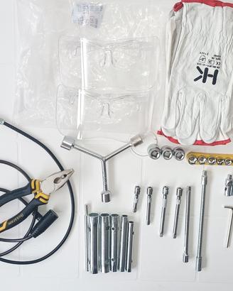 Kit completo di attrezzi per auto e officina 🧰