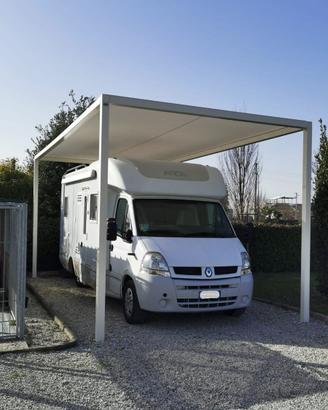 Tettoia auto mt. 3 x 5 senza permesso costruzione