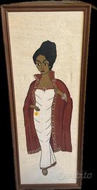 Quadri africani ricamati