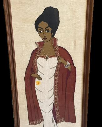 Quadri africani ricamati