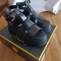 Buffalo Aspha gld, sandalo basso donna