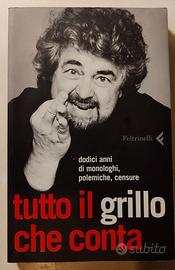 TUTTO IL GRILLO CHE CONTA, libro Beppe Grillo