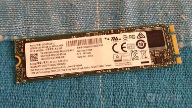 SSD M.2 128 GB + 256 GB
