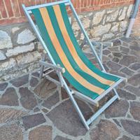 Sdraio pieghevole in alluminio