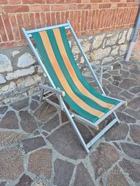 Sdraio pieghevole in alluminio