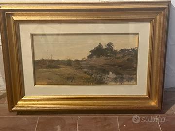 Dipinto Rontini Ferruccio Paesaggio