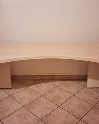 Scrivania doppia/ergonomica sagomata