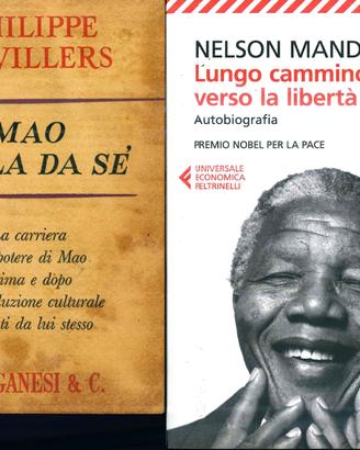 Lotto 4 Libri Biografie Storiche: Mandela, Gandhi