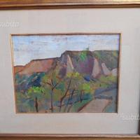 QUADRO Renzo Biasion-Paesaggio, 1957. Olio
