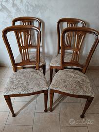 sedie legno massello 