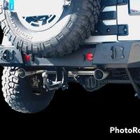 Scarico sportivo a doppia uscita Wrangler jk