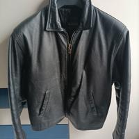 Giubbotto vera pelle HUTTON  nero