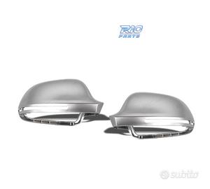 GUSCI SPECCHIETTI AUDI A3 8P 08-10 ALLUMINIO CROMA