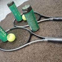2 racchette tenis adulto nuove artengo+tubi quikma
