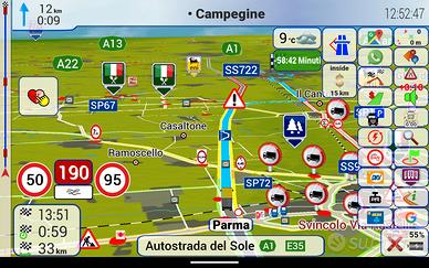 Navigatore 8" Camion Bilico Autotreni 2025
