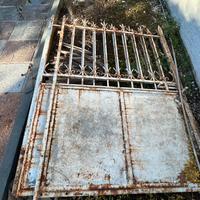 Cancello in ferro battuto lavorato
