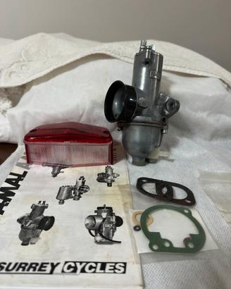 Carburatore Amal 930/10 + fanalino Post. Lucas