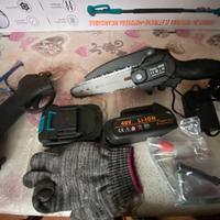Forbice(cesoia) e motosega a batteria per potatura