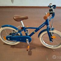 Bicicletta bambino 16" alluminio 4 5 6 anni B twin