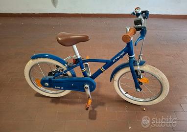 Bicicletta bambino 16" alluminio 4 5 6 anni B twin