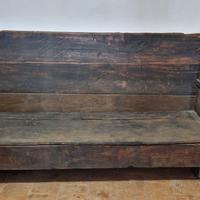 vecchie panche in legno