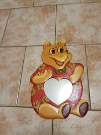 Specchio a forma di orsetto