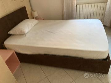 Letto contenitore  piazza e mezzo rete e materasso