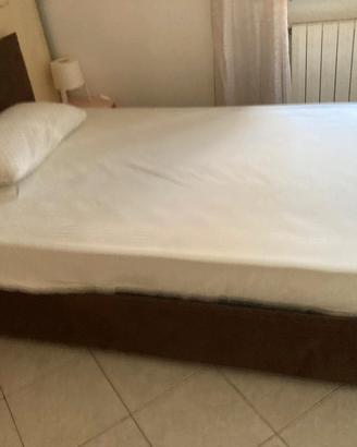 Letto contenitore  piazza e mezzo rete e materasso