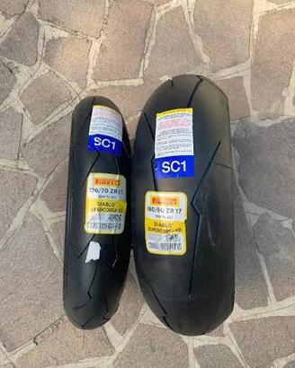 Coppia pneumatici pirelli supercorsa sc1