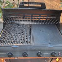 Barbecue Campingaz a Gas In Acciaio e Legno Adelai