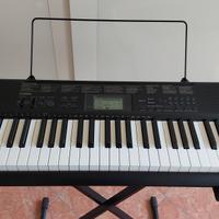 Tastiera casio CTK-1150 con custodia e supporto