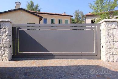 Cancelli in ferro battuto zincato e verniciato