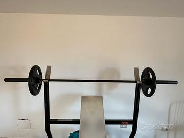 Dischi e bilancere olimpionico