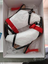 Sandali con tacco, vera pelle, Braccialini