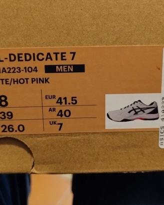 Scarpe Tennis Padel ASICS Gel Dedicate 7 Uomo