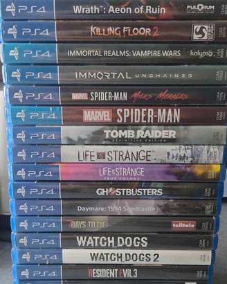 Giochi PS4 (leggere descrizione)