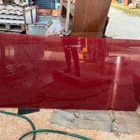 Lastra vetro rosso rubino