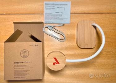 Flying Tyger lampada wireless in legno nuova