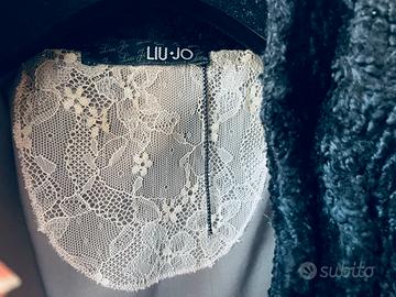 LIU JO - Cappotto in Pelliccia Nero