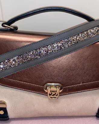 Borsa 22 con tracolla glitter