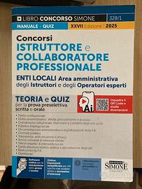 Libro Concorso Istruttore professionale 2025