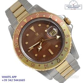 ROLEX GMT Master 1675 Tiger Eye nipple brown dial