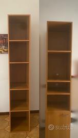 Coppia Mobili a Colonna  Color Legno