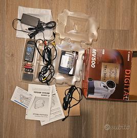 Videocamera Canon MV500 Digital, vintage anni 2000