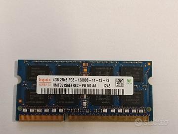 Hynix RAM 4GB DDR3 SDRAM SO-DIMM PC3-12800S