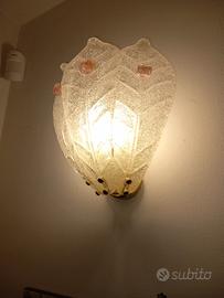Lampadario Murano + n°2  applique
