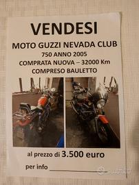 Moto Guzzi Nevada 750 del 2005 tot km. 32000