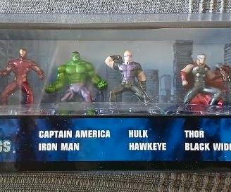 AVENGERS NANO METALFIGS 6 PERSONAGGI DIE CAST