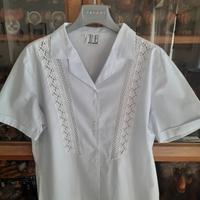 Tiziana Fausti camicia con pizzo misura 42