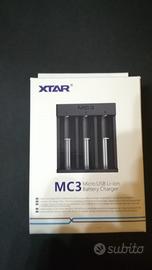 XTAR MC3 caricatore batterie a litio